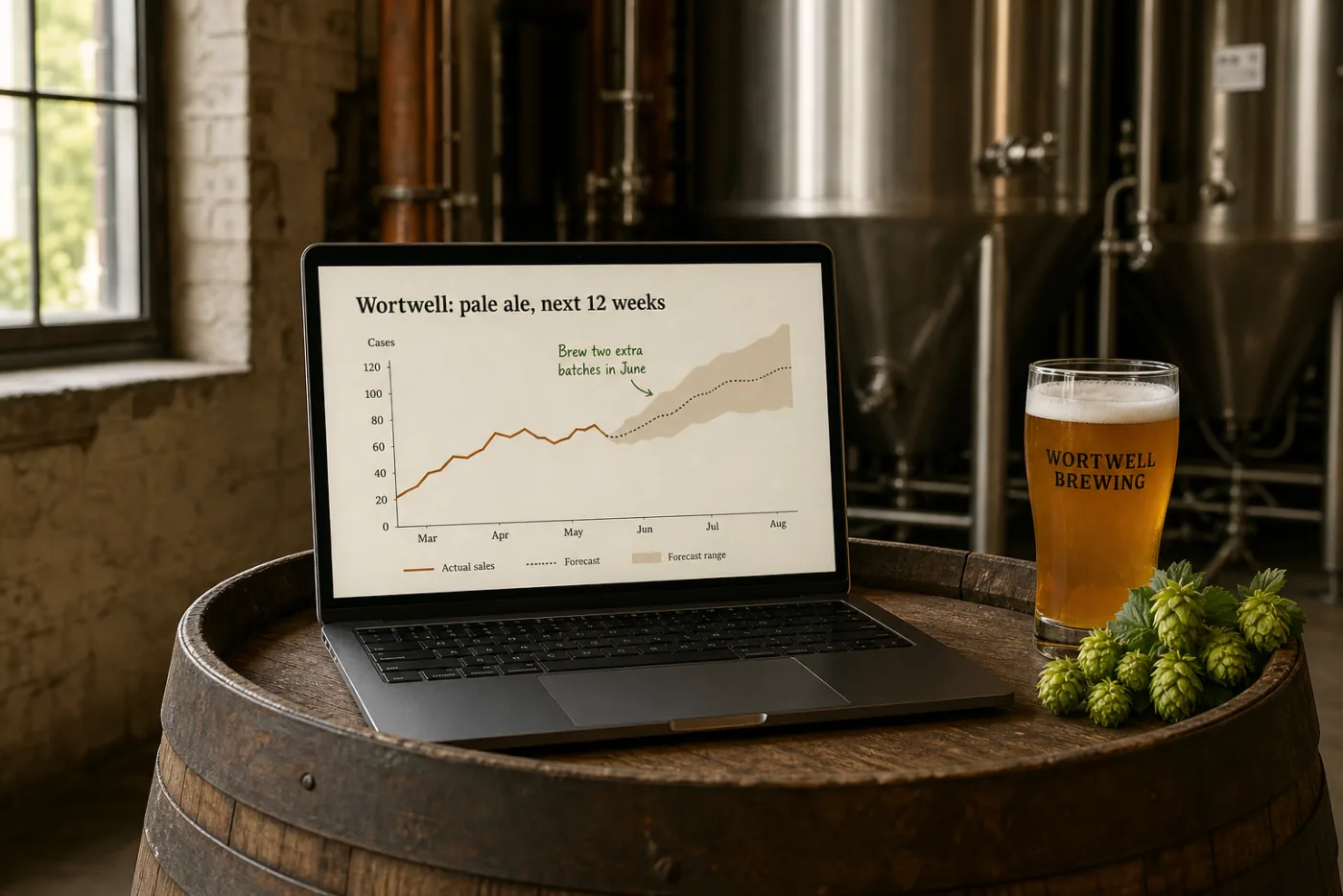 Brewing to a forecast, not a feeling